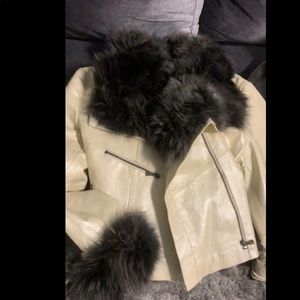 Fur leather jackets